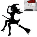 20 PCS Sexy Witch Fashion Car Sticker Vinyl Decals Decor, Size: 12.5x12cm(Black)