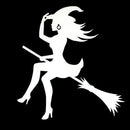 20 PCS Sexy Witch Fashion Car Sticker Vinyl Decals Decor, Size: 12.5x12cm(Silver)