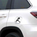 20 PCS Sexy Witch Fashion Car Sticker Vinyl Decals Decor, Size: 12.5x12cm(Silver)