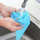 4 in 1 Silicone Icing Piping Cream Pastry Bag Nozzle DIY Cake Decorating Tools Set(EVA Bag White 4 Mixed)