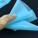 4 in 1 Silicone Icing Piping Cream Pastry Bag Nozzle DIY Cake Decorating Tools Set(EVA Bag White 4 Mixed)