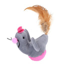 3 PCS Pet Cat Dog Toy Plush Tumbler False Animals Interactive Teaser Toy(Bird)