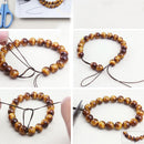2 PCS 50m/bag 0.5mm Round Elastic Cord Beading Stretch Thread/String/Rope for Necklace Bracelet Jewelry Making(black)