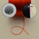2 PCS 50m/bag 0.5mm Round Elastic Cord Beading Stretch Thread/String/Rope for Necklace Bracelet Jewelry Making(black)