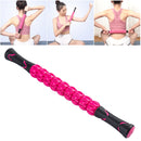 Relieving Muscle Soreness and Cramping Muscle Roller Stick Body Massage Roller(Pink)