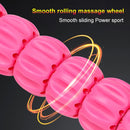 Relieving Muscle Soreness and Cramping Muscle Roller Stick Body Massage Roller(Blue)