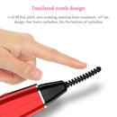 Electric Eyelash Curler Charging Beauty Tool(Red)