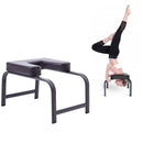 Yoga Auxiliary Inverted Stool Multifunctional Inverted Chair Yoga Fitness Chair(Brown)
