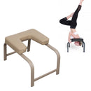 Yoga Auxiliary Inverted Stool Multifunctional Inverted Chair Yoga Fitness Chair(Camel)