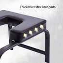 Yoga Auxiliary Inverted Stool Multifunctional Inverted Chair Yoga Fitness Chair(Camel)