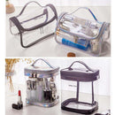 Travel Cosmetic Bag Creative Multifunctional Washing Storage Bag, Style:Cylinder(Transparent)