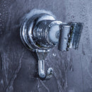 3 PCS Suction Cup Shower Seat Bathroom Shower Bracket Hook(Silver)