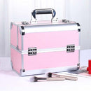 Professional Makeup Box Beauty Salon Manicure Toolbox, Color:Pink