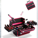 Professional Makeup Box Beauty Salon Manicure Toolbox, Color:Silver