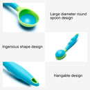 7 PCS Creative Ice Cream Spoon Watermelon Fruit Digging Spoon(Blue)