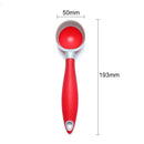 7 PCS Creative Ice Cream Spoon Watermelon Fruit Digging Spoon(Red)