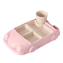 Bamboo Fiber Baby Cartoon Car Plate( Pink)