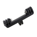 Double Bracket with Screw Mount Adapter for GoPro HERO10 Black / HERO9 Black / HERO8 Black /7 /6 /5 /5 Session /4 Session /4 /3+ /3 /2 /1, DJI Osmo Action, Xiaoyi and Other Action Cameras Jaws Flex Clamp Mount