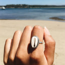 Bohemian Simple Wild Shell Alloy Ring
