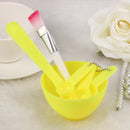 10 Sets 4 in 1 DIY Facial Mask Mixing Bowl Brush Spoon Stick Brush Face Care Set Women Facial Beauty Professional Kits Tools(Red)
