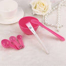 10 Sets 4 in 1 DIY Facial Mask Mixing Bowl Brush Spoon Stick Brush Face Care Set Women Facial Beauty Professional Kits Tools(Purple)