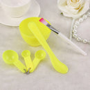 10 Sets 4 in 1 DIY Facial Mask Mixing Bowl Brush Spoon Stick Brush Face Care Set Women Facial Beauty Professional Kits Tools(Purple)