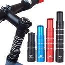 FMFXTR Mountain Bike Handlebar Aluminum Alloy Height Increaser, Increase Height:14.4cm(Black)