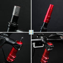 FMFXTR Mountain Bike Handlebar Aluminum Alloy Height Increaser, Increase Height:14.4cm(Blue)