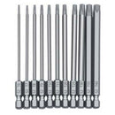 11 PCS 100mm Plum Blossom Hollow Bit Multifunctional Peeling Bit Set
