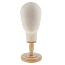Hair Wigs Extension Making Hats Caps Display Canvas Cork Block Mannequin Head Model Detachable Wood Wig Stand
