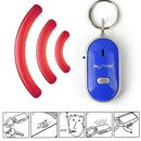 Mini LED Whistle Key Finder Flashing Beeping Remote Lost Keyfinder Locator Keyring for children(white)