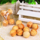 50 Pcs/10 Set Wooden Anti-mold Moth Repellent Insect-repellent Natural Camphor Balls Wooden Balls