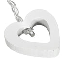 1.2m 10 LEDs Wooden Heart Christmas Party Outdoor Indoor Heart Decoration String Light