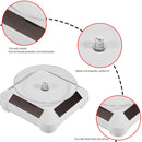 110*110*50mm Solar Showcase Automatic Rotating Stand 360 Turntable For Necklace Bracelet Watch Display
