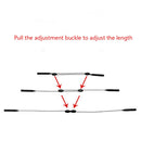 2 PCS Adjustable Glasses Lanyard Sports Glasses Non-slip Ear Hook Cover, Size:25cm for Children