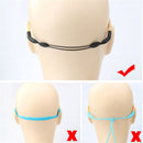 2 PCS Adjustable Glasses Lanyard Sports Glasses Non-slip Ear Hook Cover, Size:35cm for Adult