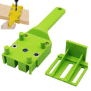 Straight Hole Punching Positioner Woodworking Tools(Green)
