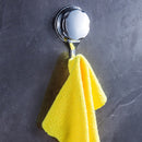 4 PCS Suction Cup Hook Bathroom Kitchen Sticky Hook Coat Hook(Silver)