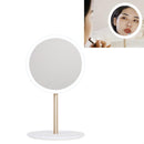 MUID Travel Beauty Makeup Mirror LED Light Fill Light Desktop Makeup Mirror(Milky White)