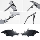 Bat Sunglasses Men and Women Street Fashion Sun Glasses(Gold+Red)