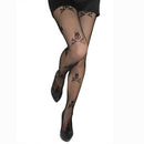 Sexy Fishnet Skull Print Stretch Pantyhose(Black)