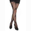 Sexy Fishnet Skull Print Stretch Pantyhose(Black)