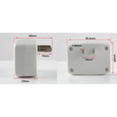 Digital Voltmeter LCD Display LCD Voltmeter Plug-type Electric Meter(US Plug 110V)