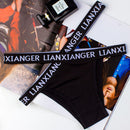 Sporty Style Design Ladies Panties Thongs, Size:One Size(White)