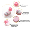 Autumn And Winter Thickened Terry Baby Shoes And Socks Children's Non-slip Soft Bottom Floor Socks, Size:Base Length 14 CM(Pink Hippo)