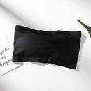 One-Piece Detachable Chest Pad Gathers Bra Wrapped Chest, Cup Size:One Size(Black)
