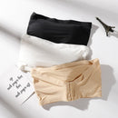 One-Piece Detachable Chest Pad Gathers Bra Wrapped Chest, Cup Size:One Size(White)