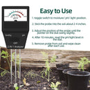 2 in 1 Soil PH Meter Fertility Tester Instrument Gardening Tools with 3 Probes