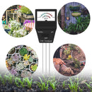 2 in 1 Soil PH Meter Fertility Tester Instrument Gardening Tools with 3 Probes