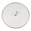 2 PCS Stainless Steel Oil Proof Cover Fried Oil Splash Proof Net Cover Pizza Tray Kitchen Gadget, Size:33cm(Stainless steel)